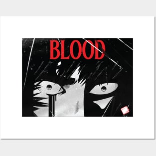 Blood Manga Cover (Villain Edition) Posters and Art